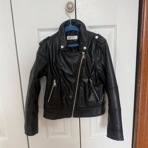 H&M Black Kids Biker Jacket